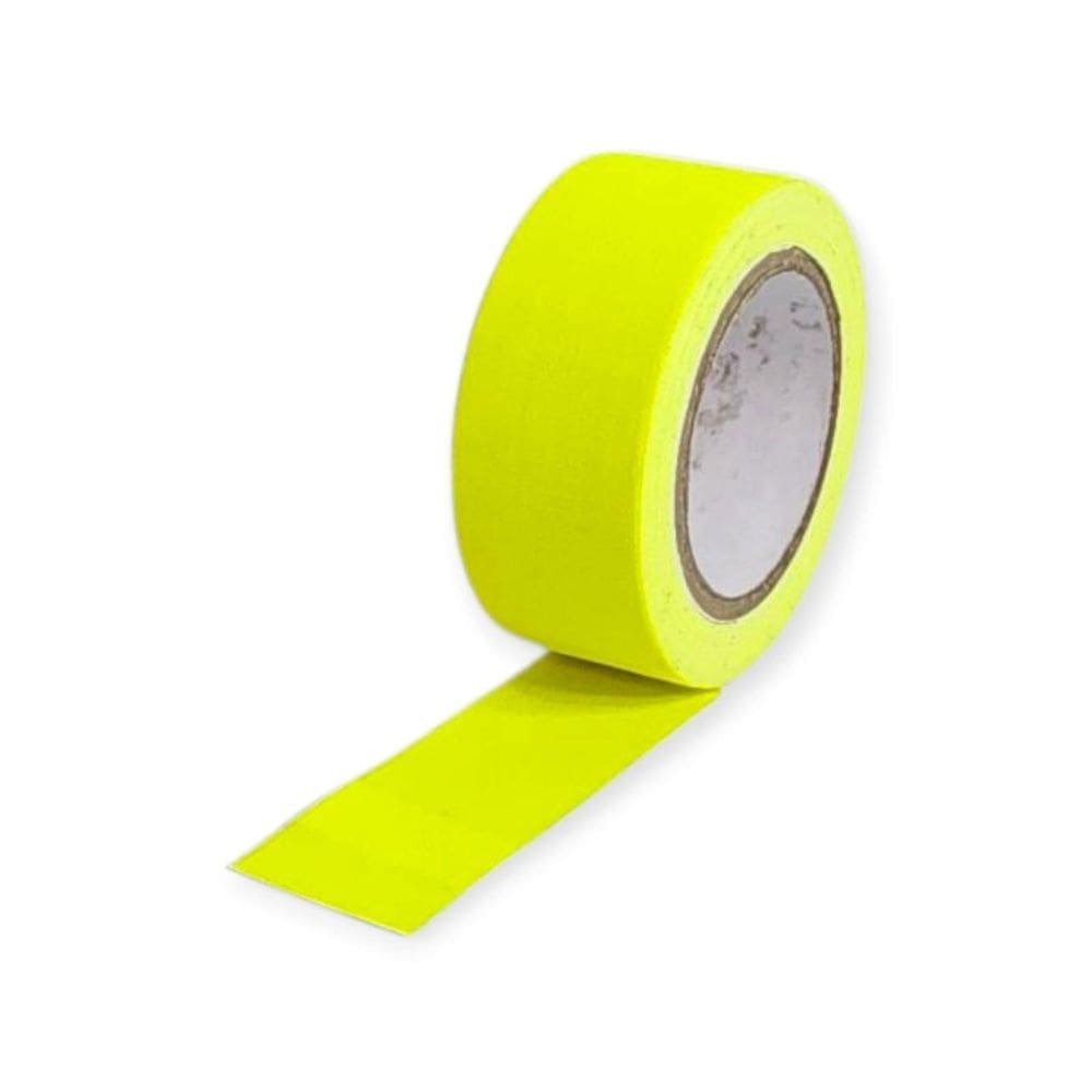 Fita Tecido Gaffer Tape Tesa 24Mmx5M Amarela Fluorescente