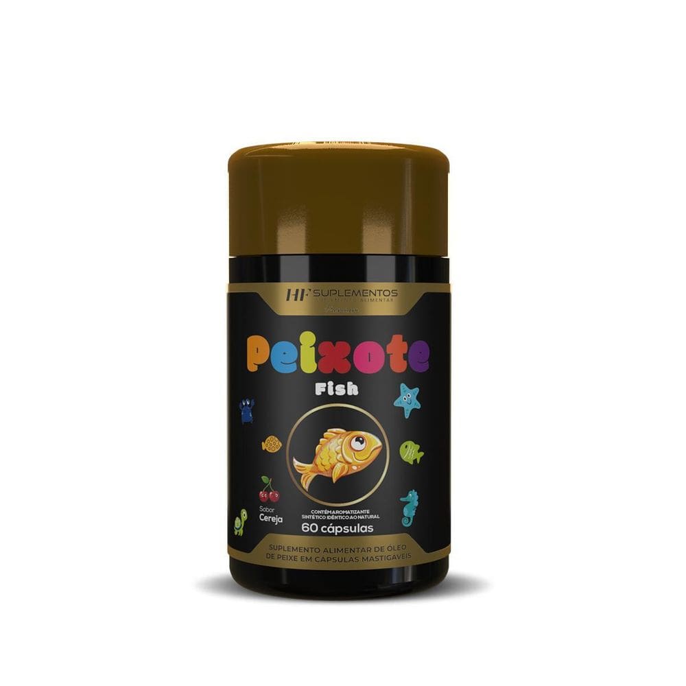Peixote Omega 3 Infantil Mastigavel 60Caps Hf Suplementos