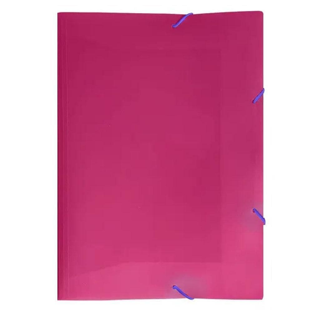 Pasta Aba Elastico A4 Full Color Pink Dello