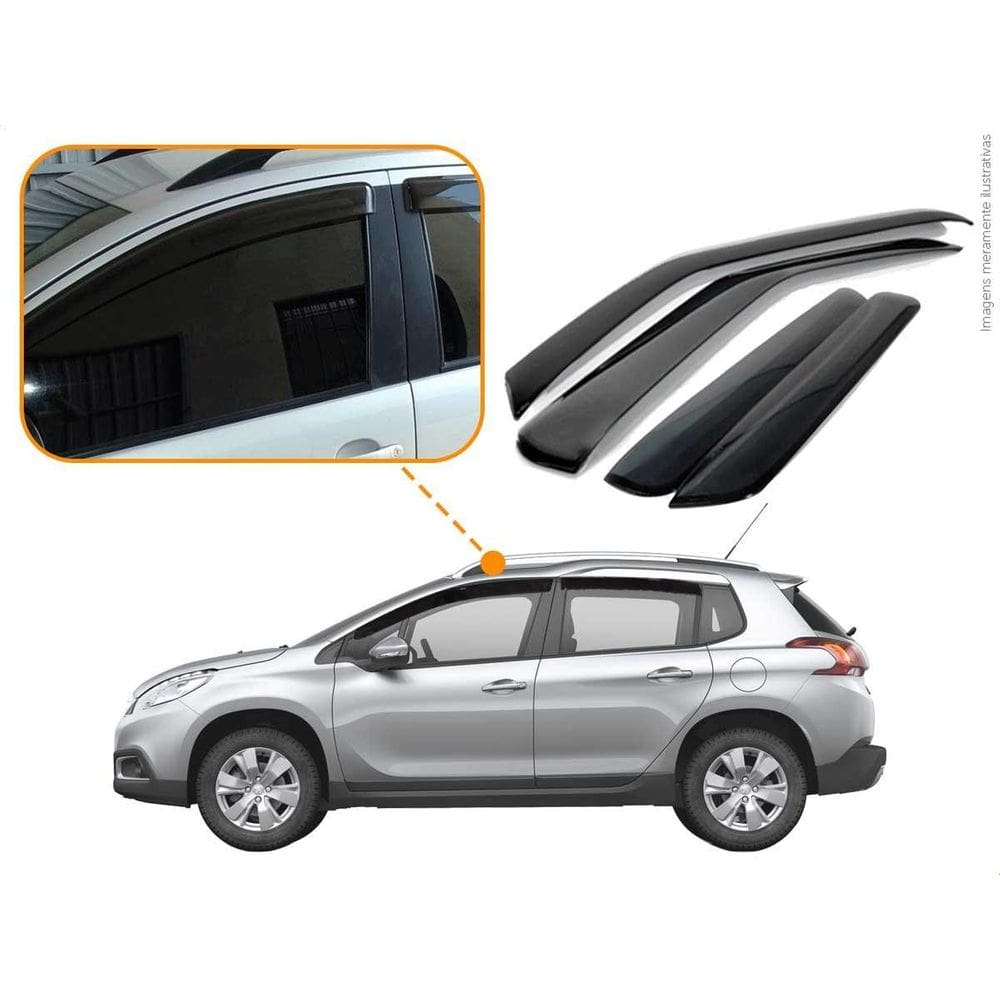 Calha De Chuva Pug 2008 4 Portas Todos 2015 A 2024