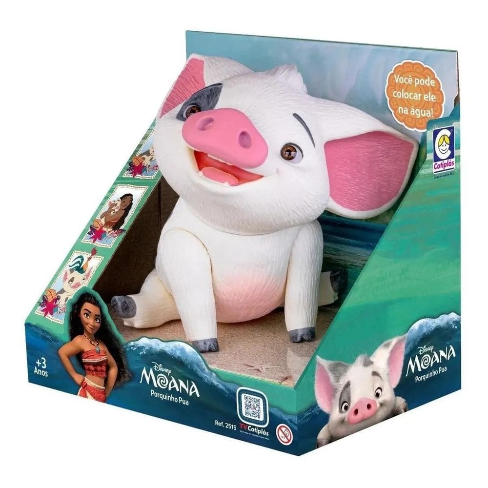 Porquinho Puá Articulado 29Cm Da Moana Disney Vinil 2515