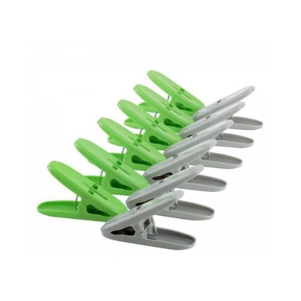 Kit Com 12 Prendedores De Roupas Plástico 6,5 X 2Cm - Clink