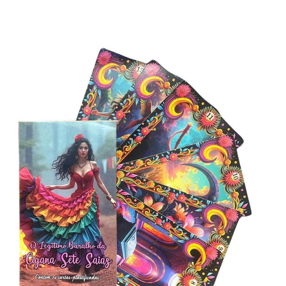 O Baralho Da Cigana Sete Saias 36 Cartas Manual