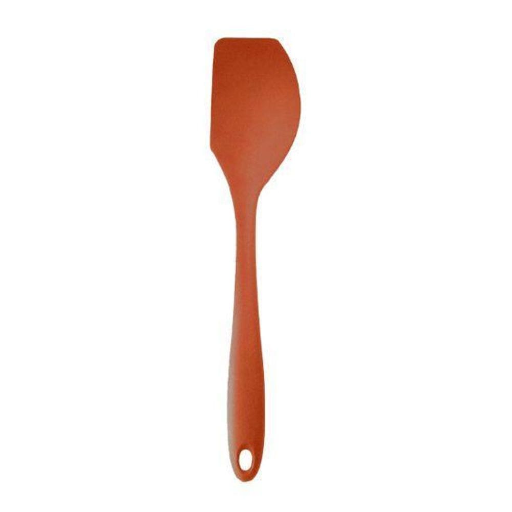 Espátula De Silicone Curva Grande 27Cm Terracota Reforçada