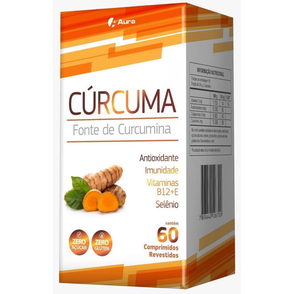 Cúrcuma Com Vitamina C - 60Cprs. 410Mg