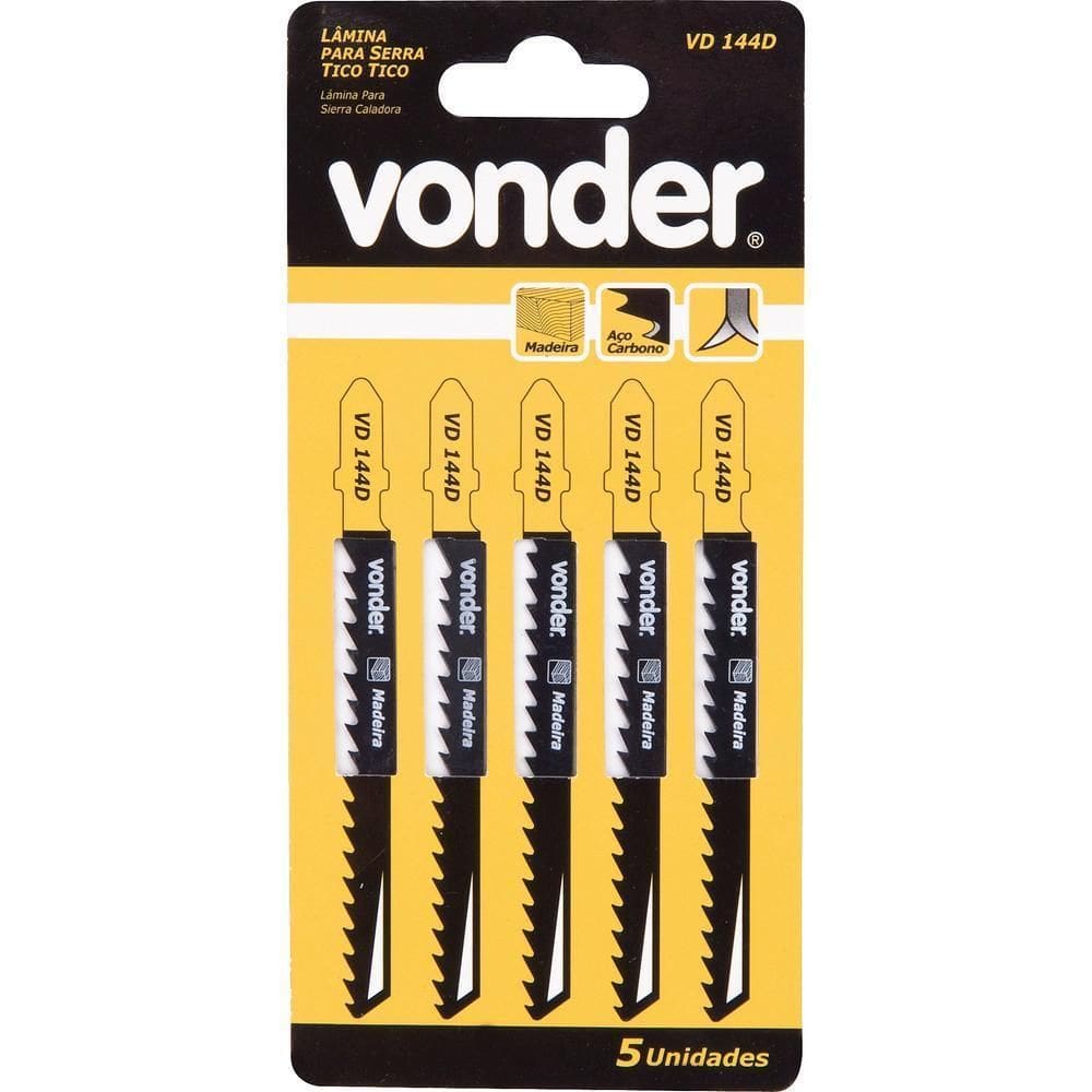 Lamina Serra Tico-Tico Aço Carbono Vd 144D 6Dpp Encaixe T Pa