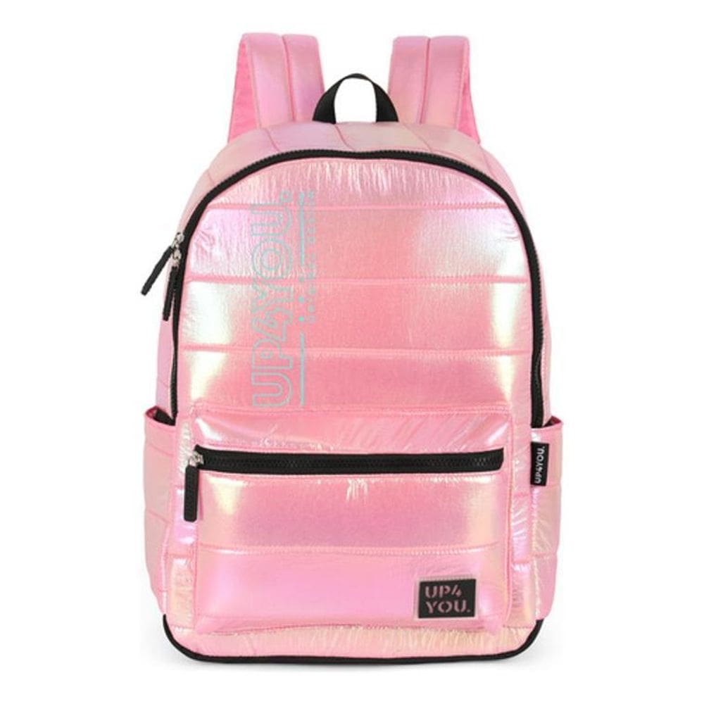 Mochila De Costas Meninas Efeito Metalizado Puffet Up4You