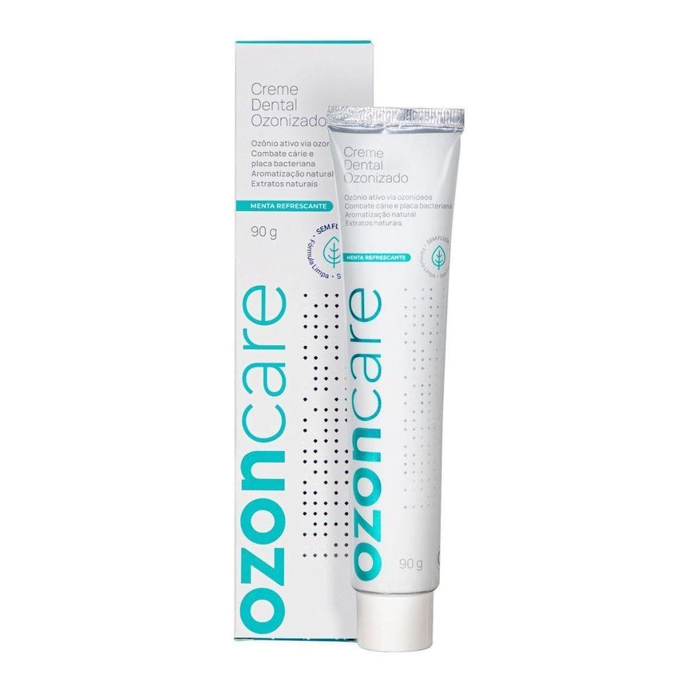 Creme Dental Ozonizado Sem Flúor Dente Sensivel 90G Ozoncare