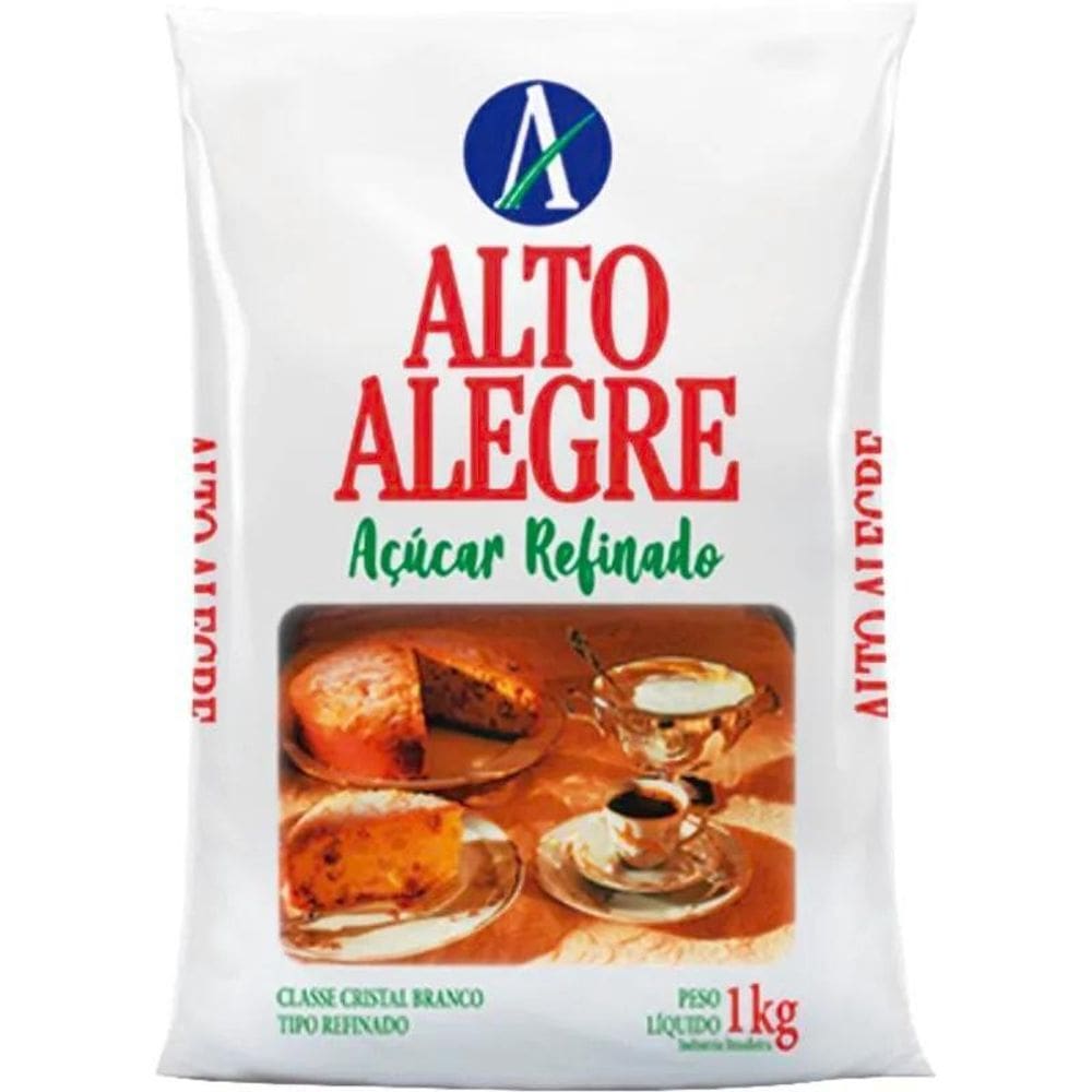 Açucar Branco Refinado Alto Alegre 1Kg