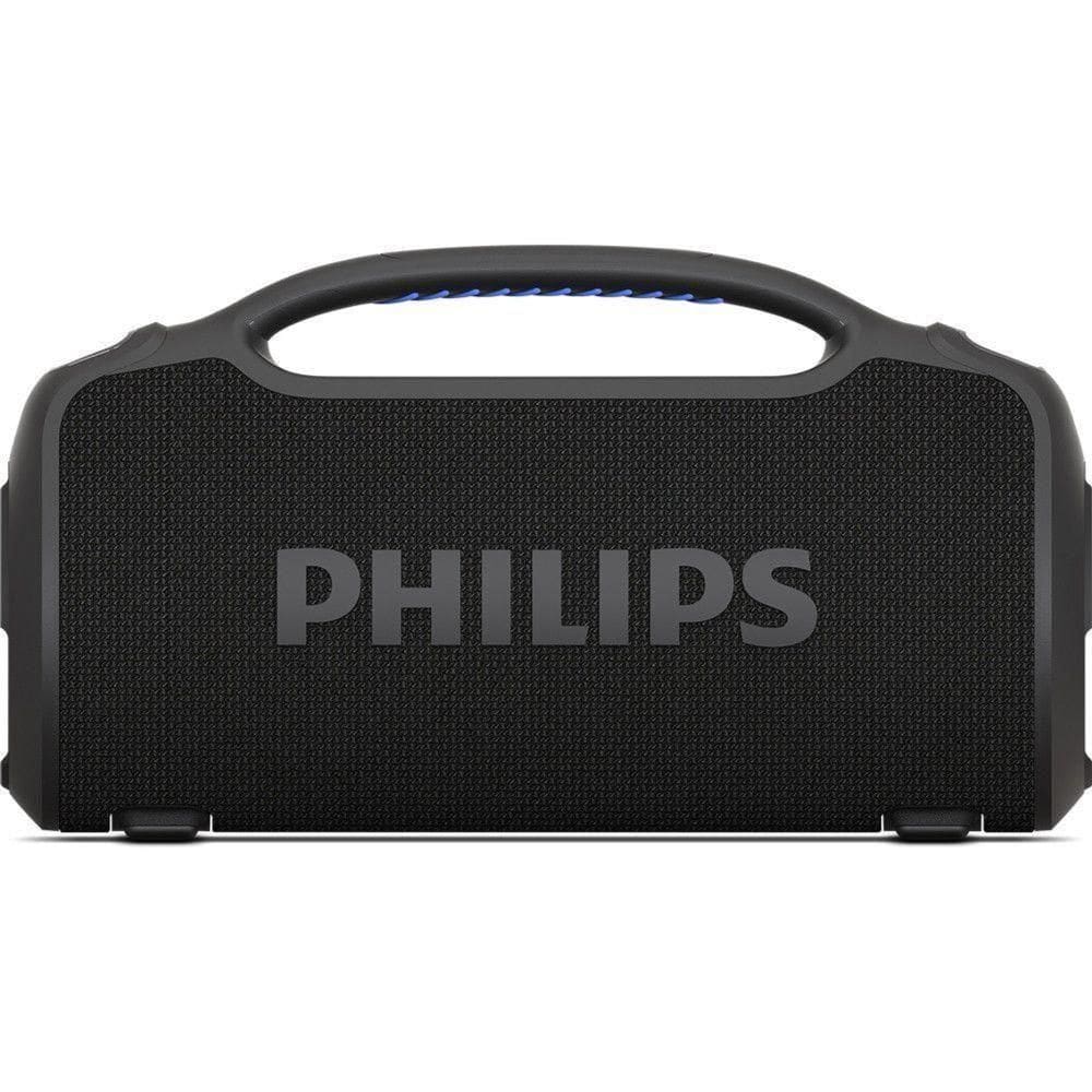 Caixa De Som Bluetooth Philips Boombox TAX400B 200W Bateria De 15h Preta Bivolt