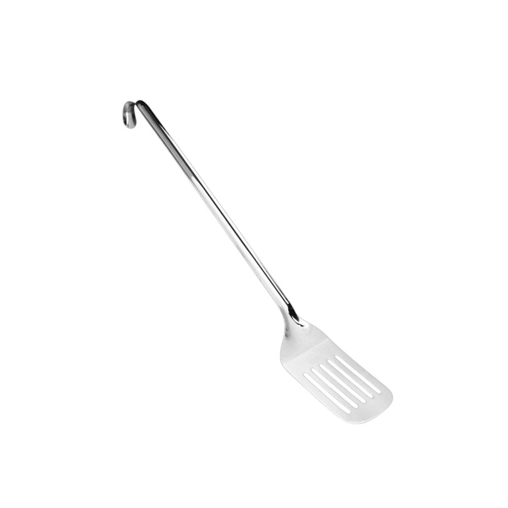 Espatula Grande Profissional Cabo Longo Aço Inox Buffet
