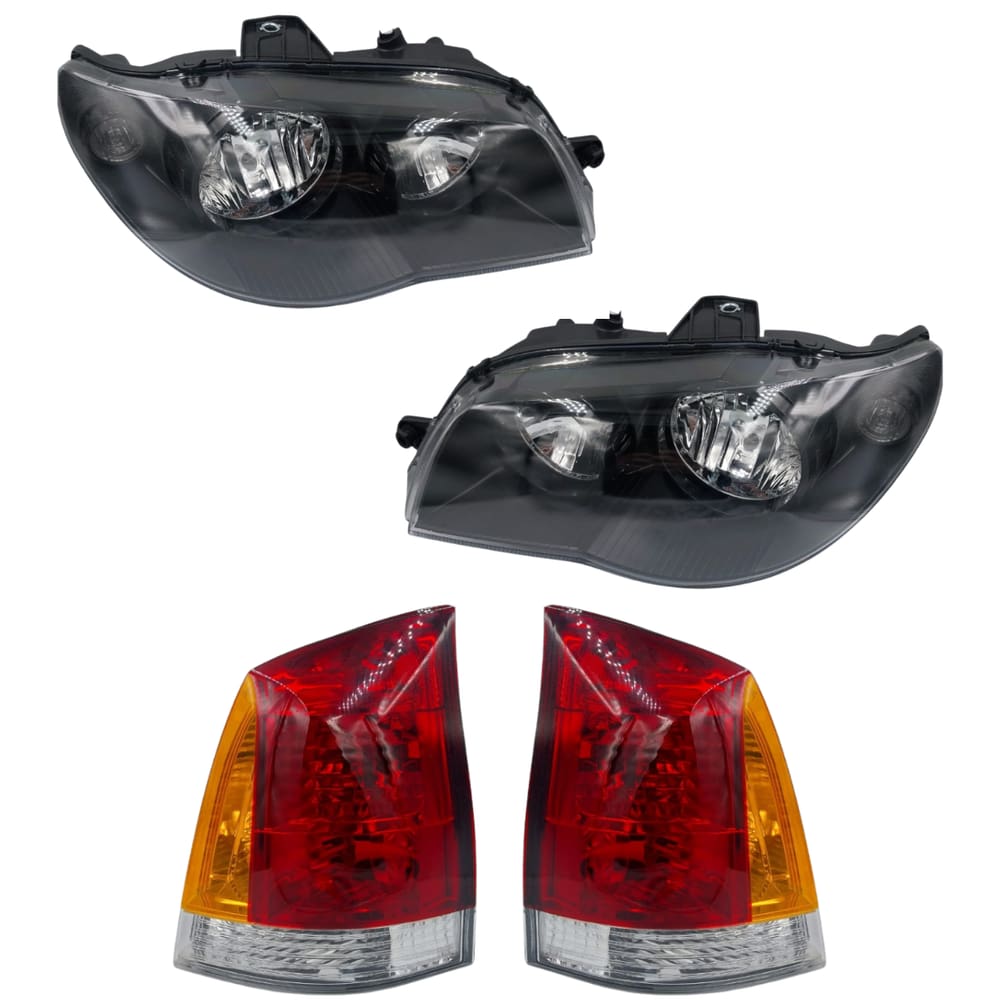 Kit Farol Palio G3 Mascara E Aro Preto + Lanterna Ambar 04 A 15