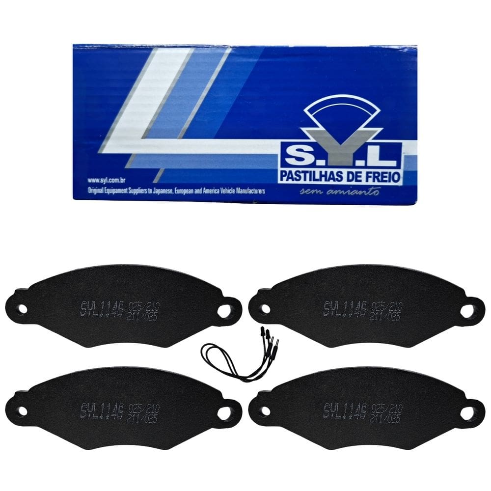 Jogo de Pastilhas de Freio Dianteira Syl1146 P/ Renault Kangoo 1998> / Citroën Xsara 1997-2000