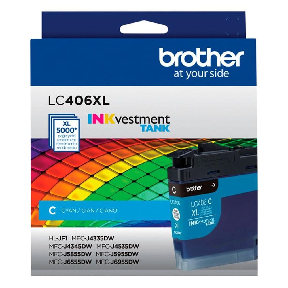 Cartucho Brother LC406XLCS ciano 5000 páginas