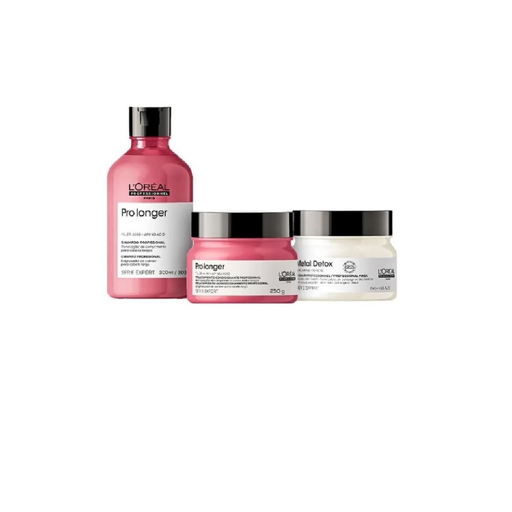 Kit L`oréal Professionnel Serie Pro Longer & Metal Detox