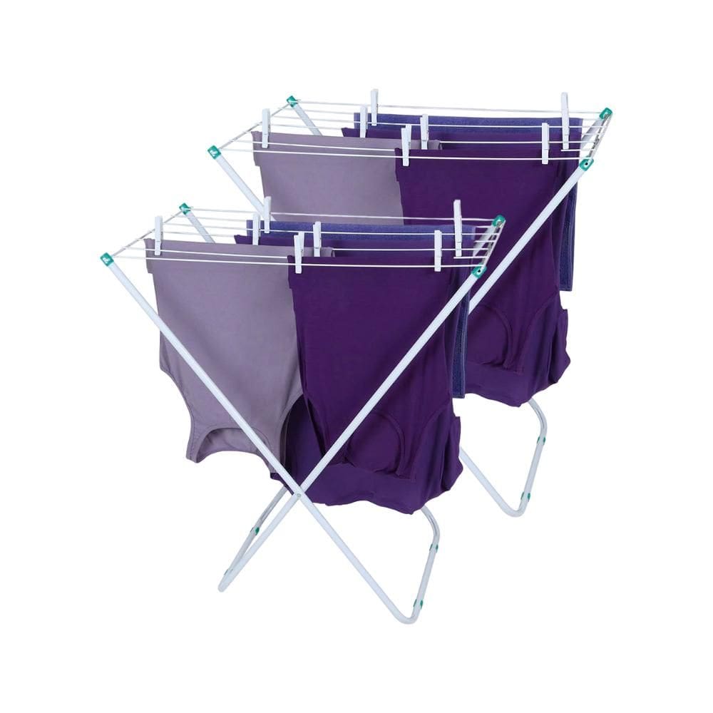 Kit 2 Varal de Chão Retrátil Slim Mor