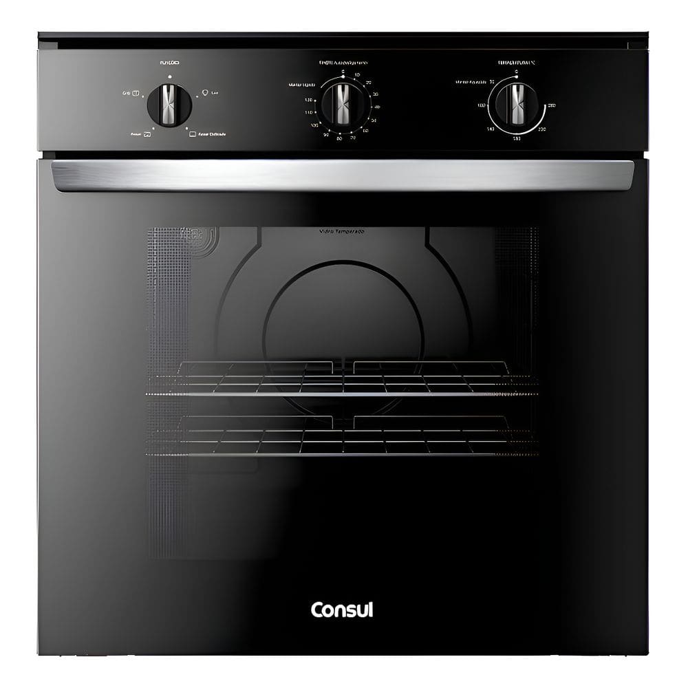Forno Eletrico Consul Cob84be 84l 127v Preto 62x60x58cm