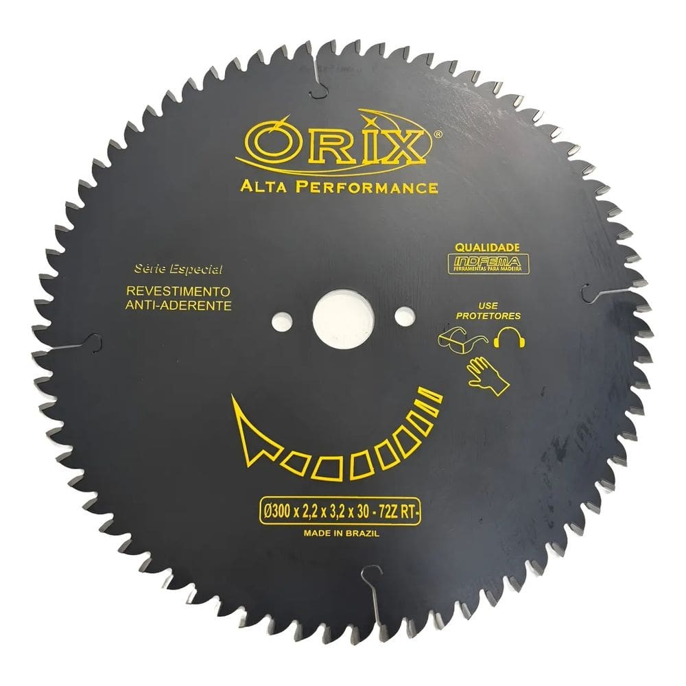 Disco De Serra 300mm 72 Dentes Furo 30mm Rt - Orix