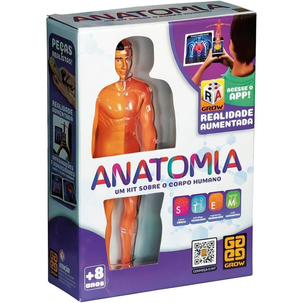 Jogo Educativo Anatomia Corpo Humano - Grow 4751