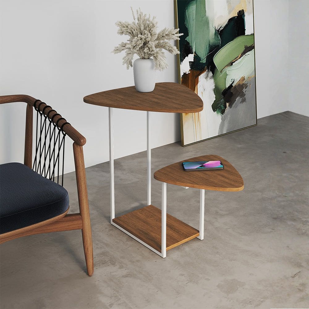 Mesal Lateral Cibele Tampo Esfiha Ferro Branco Tampo Freijó