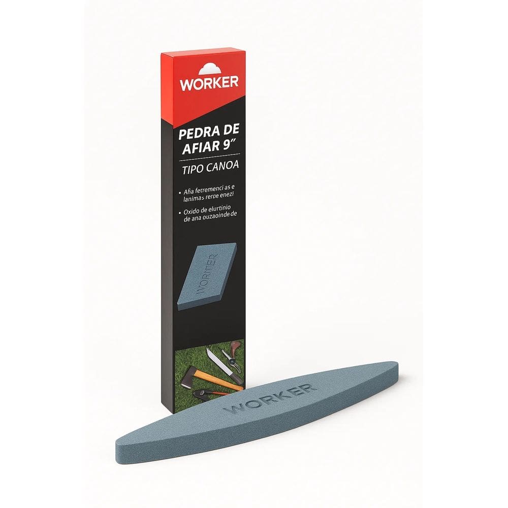 Pedra Afiar Amolar Faca Afiador Canoa 9 Polegadas W198  Worker