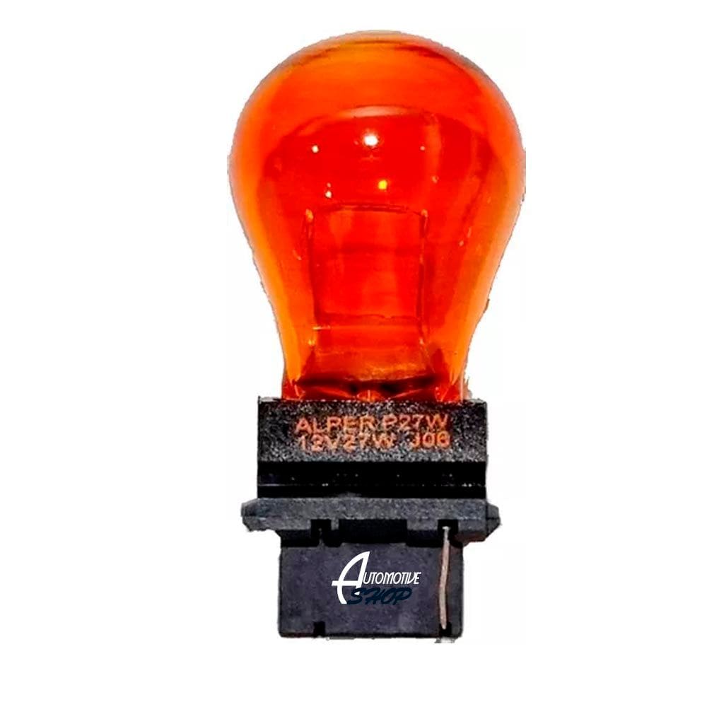 Lampada 3157 W2.5/16q 12V 27/7W Dois Polo Halogena Ambar