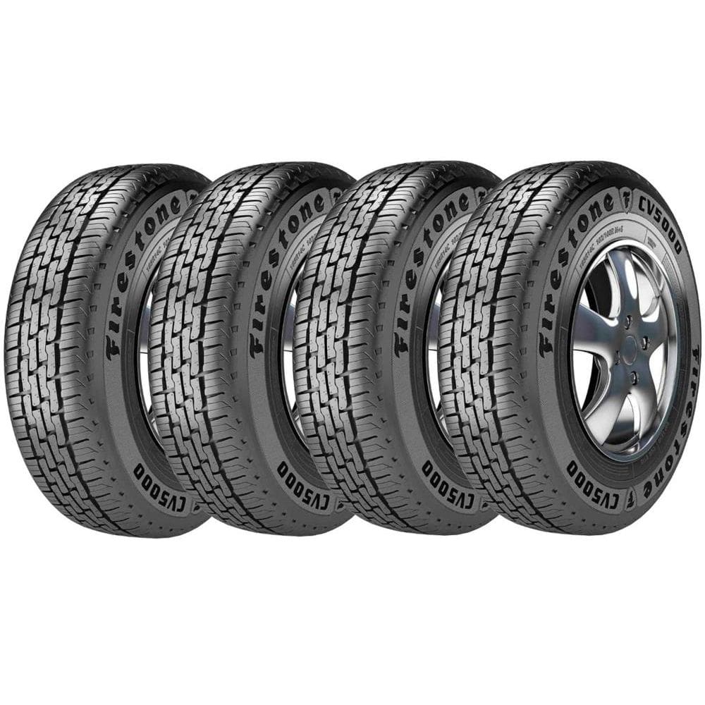 Combo 4 Pneus 195/70r15c 104/102r Radial Tubeless Cv5000 Firestone