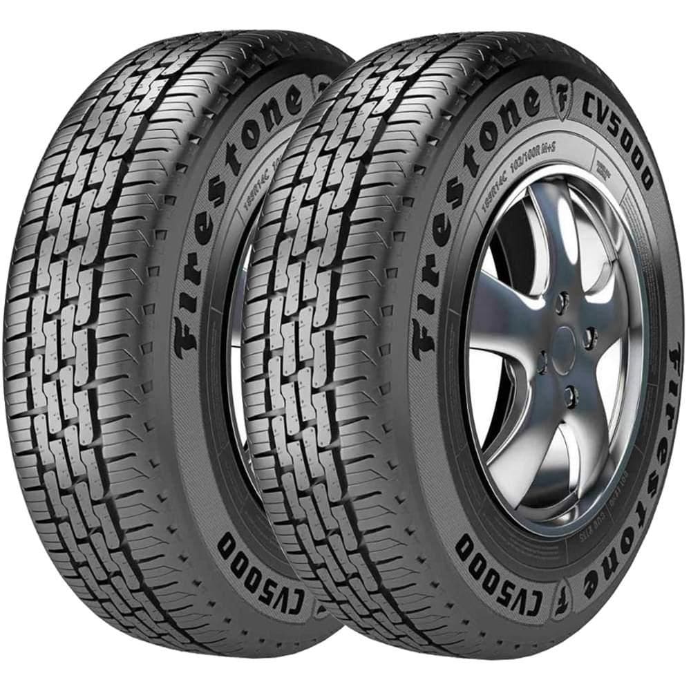 Combo 2 Pneus 195/70r15c 104/102r Radial Tubeless Cv5000 Firestone