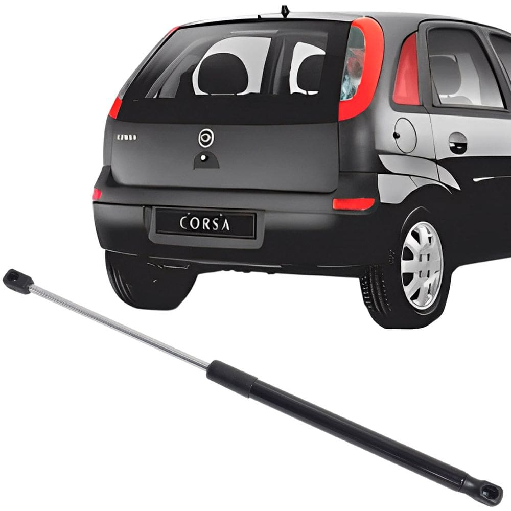 Amortecedor Tampa Traseira Porta Malas Corsa Hatch 4 Portas 2002 à 2012 Mola Gás