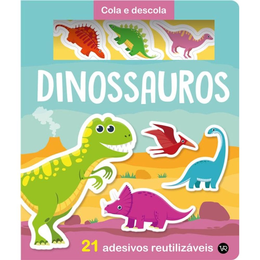 Cola e Descola - Dinossauros