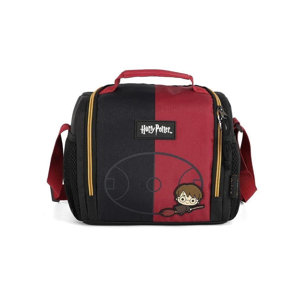 Lancheira Escolar Luxcel Harry Potter Hogwarts Preto