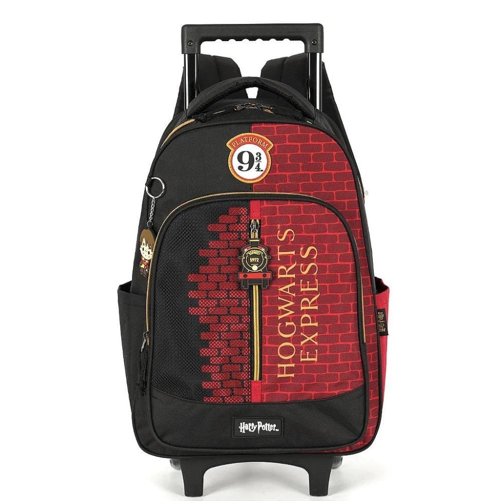 Mochila de Rodinhas Luxcel Com Alça Harry Potter HE Vinho
