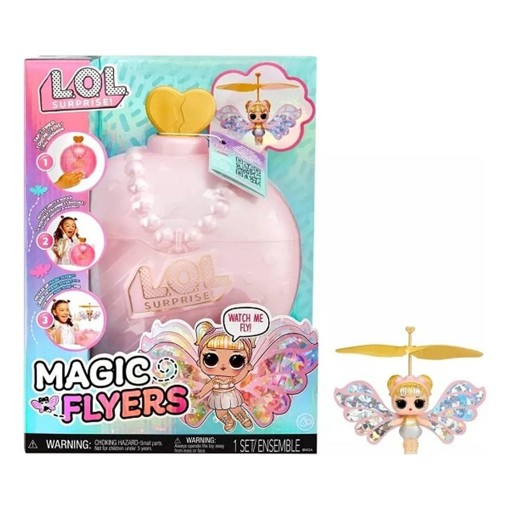 Boneca Lol Surprise L.O.L. Magic Flyers Sky Starling – Boneca voadora na sua mão - MGA