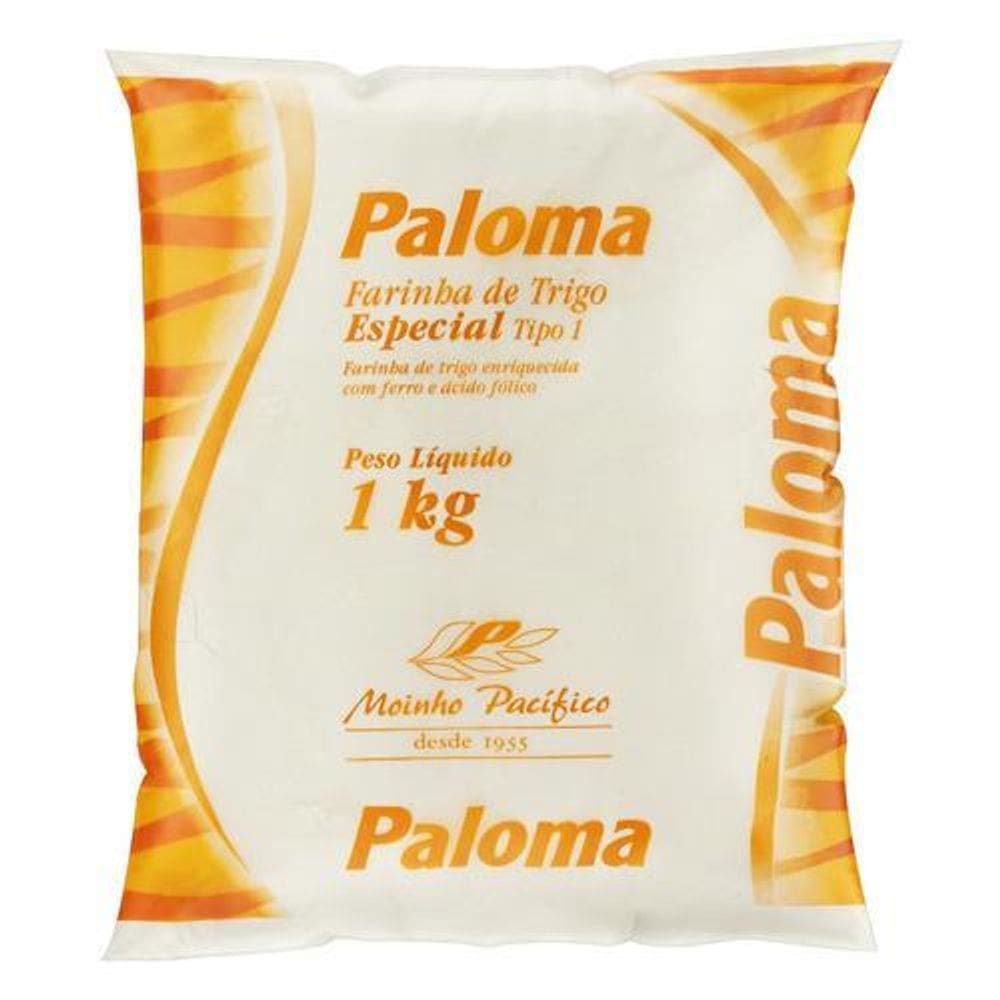 Farinha De Trigo Tipo 1 Paloma Pacote 1Kg