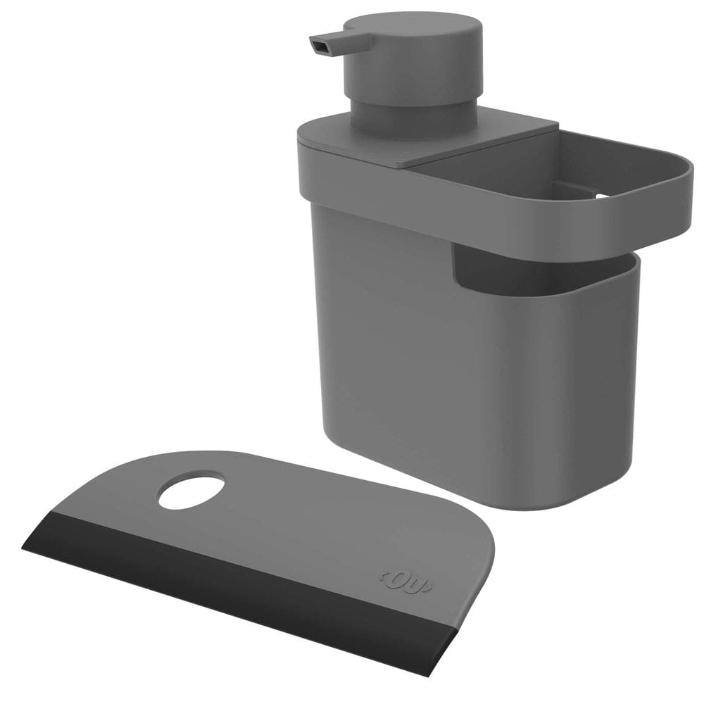 Conjunto Dispenser de Detergente e Rodo Trium Chumbo - Ou