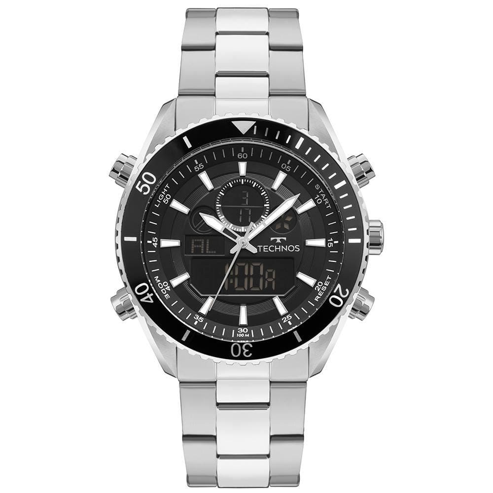 Relógio Technos Masculino Ts Digitech Prata - YXDAD1431AA/1P