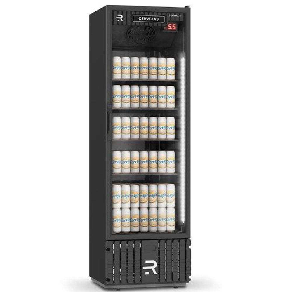 Visa Cooler Cervejeira Porta de Vidro 400 Litros Ar forçado VCCE-400PDVS PR_PR 220v – Refrimate