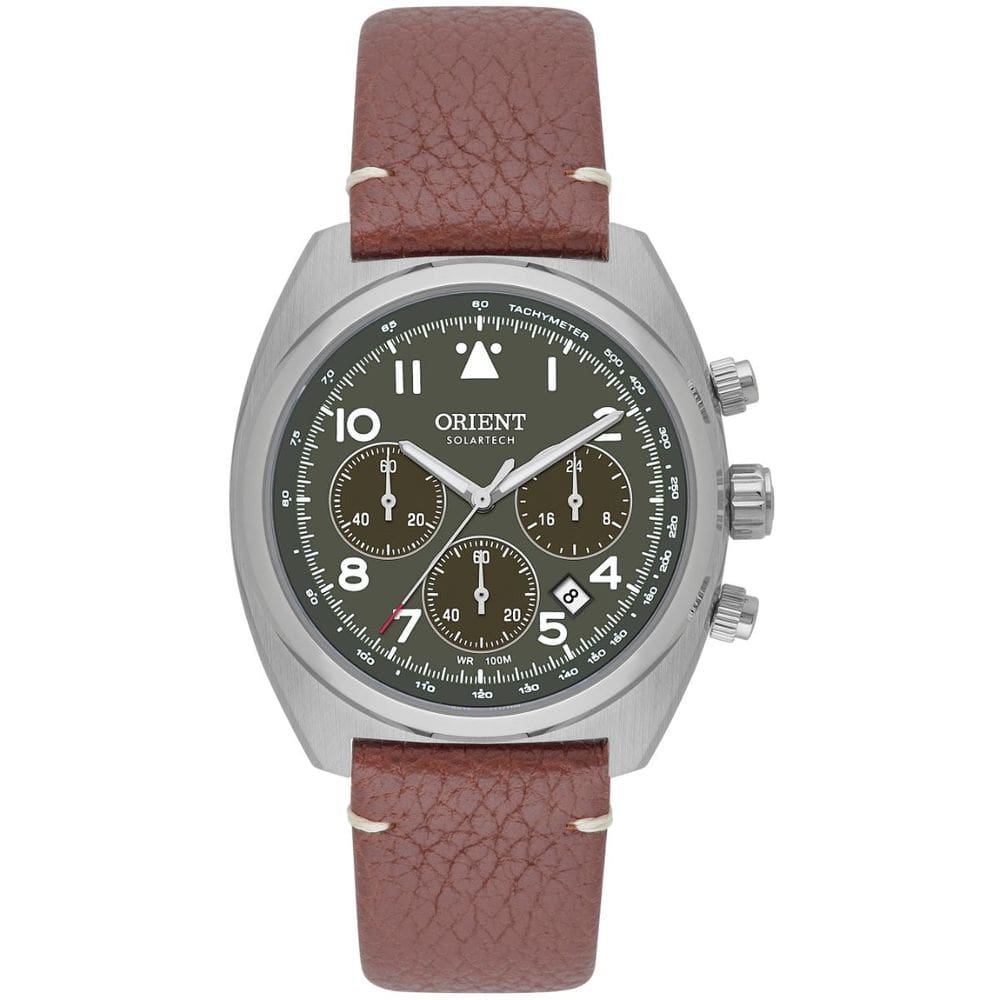Relógio Orient Masculino Cronografo Solartech Mbscc069 E2nx