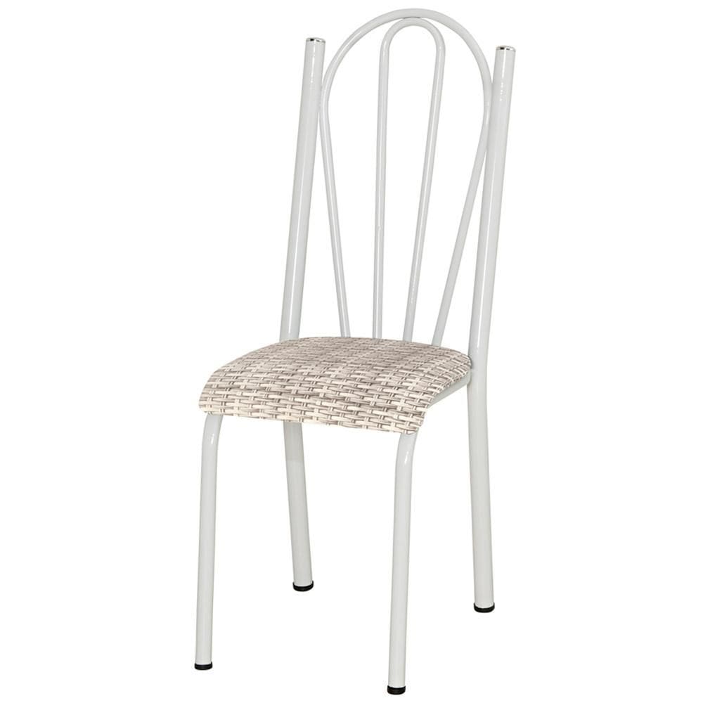 Cadeira Tubular America 021 Branco ARTEF
