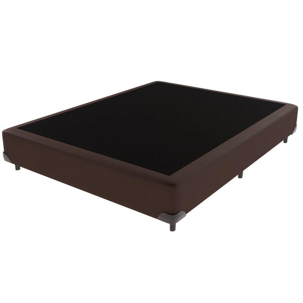 Cama Box Viúvo Marrom V-store 128x188x44