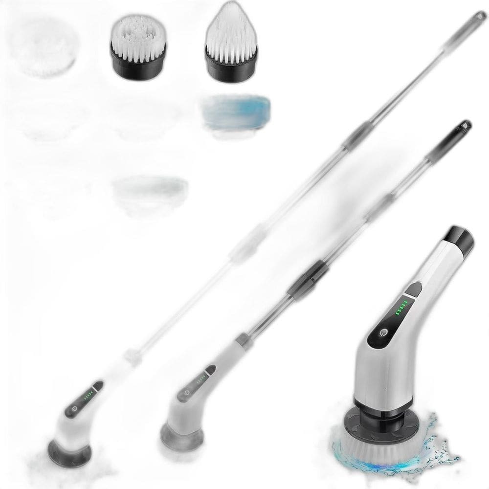 Esfregão Elétrico Recarregável 360 Perfeito Limpeza Banheiro