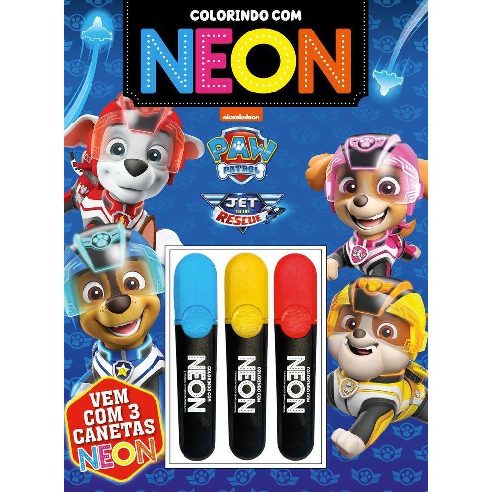 Colorindo Com Neon - Patrulha Canina