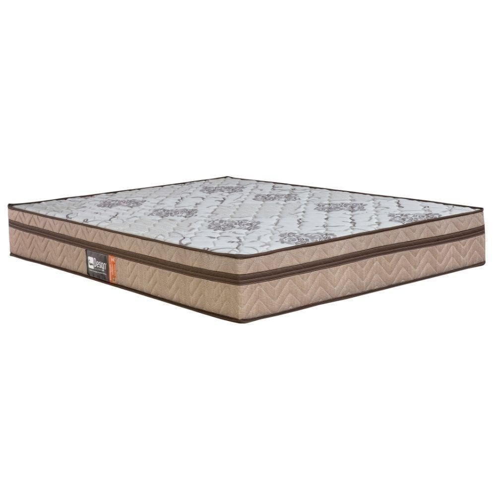 Colchão Casal (138x188) D45 Marrom Basic Design Colchões
