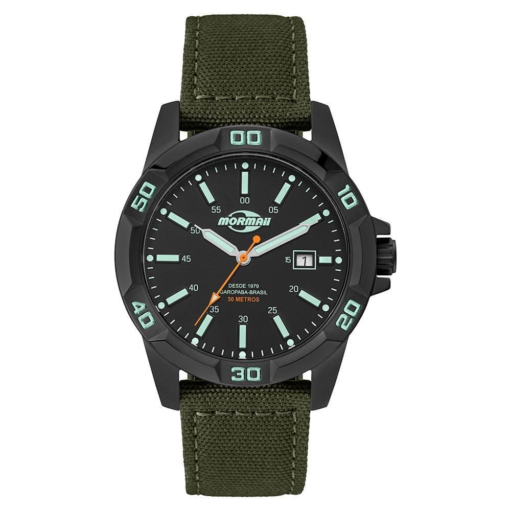 Relógio Mormaii Masculino Steel Basic Preto - MO2317AF/2P