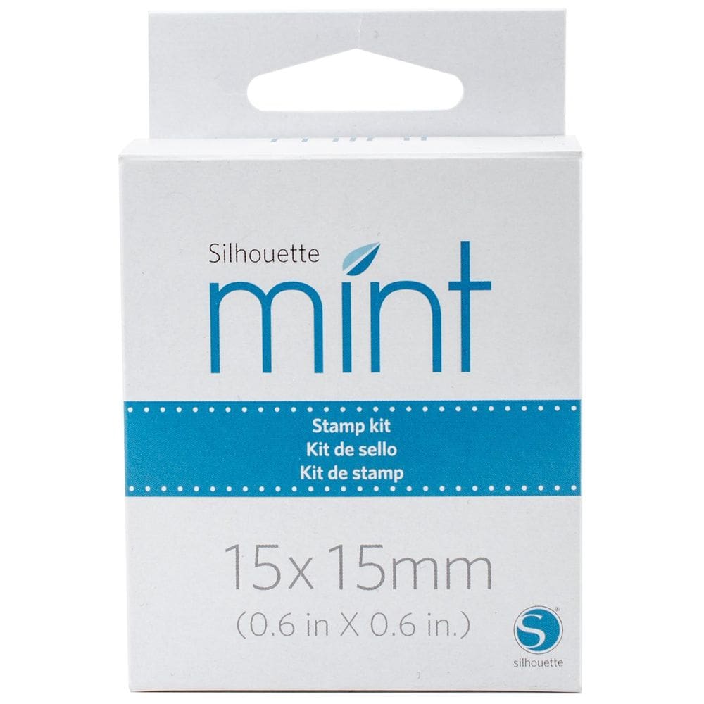 Kit de carimbo de borracha Silhouette America Mint XX-Small