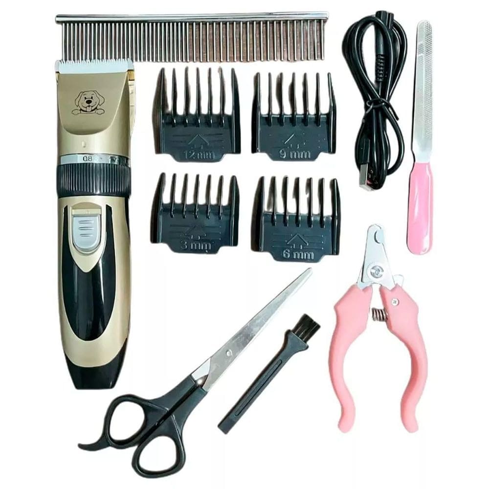 Maquina Tosa Corta Pelo Cachorro Gato Pet Kit