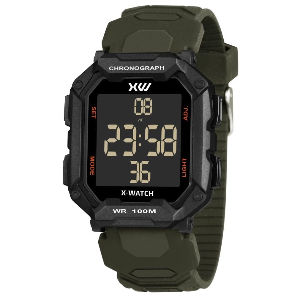Relógio X-Watch Masculino Quadrado Digital Xgppd191 Pxex
