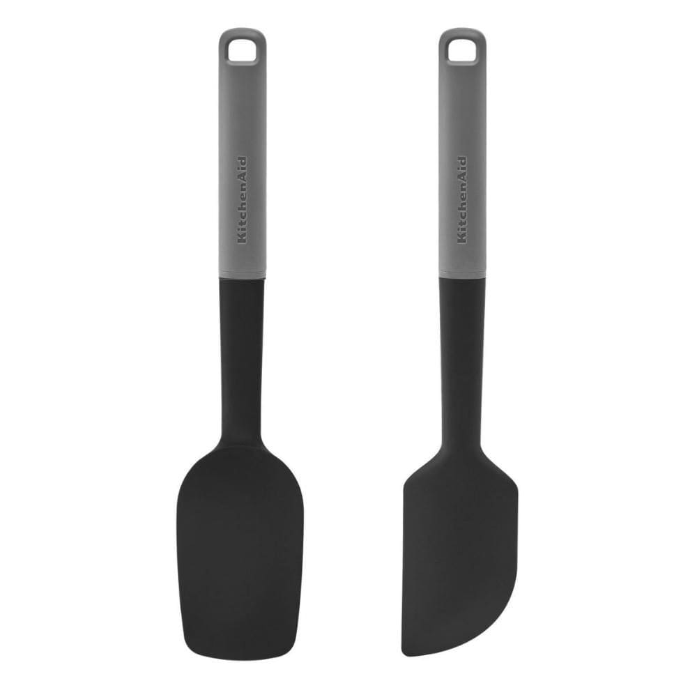 Jogo Espátula Pão Duro e Clássica Silicone Cinza KitchenAid