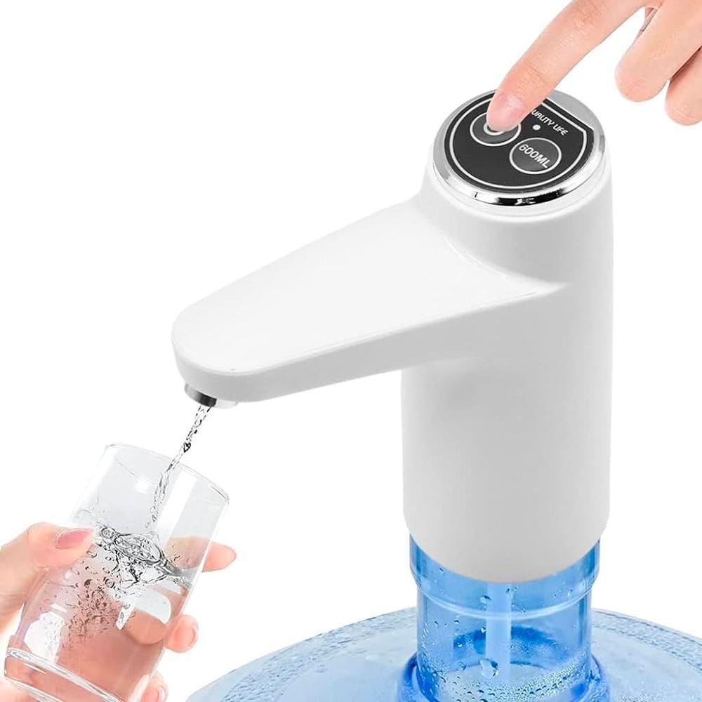 Bico Para Galão De Água Elétrico Automático Recarregável Usb