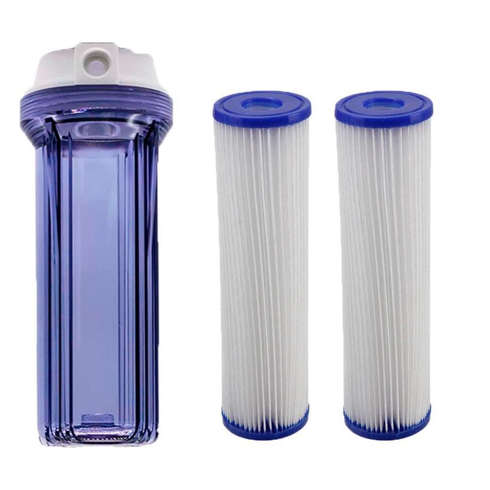 Filtro De Água Para Caixa Dágua Com 2 Refil Lavável